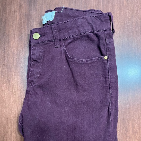 MNG Denim (Mango) Maroon Jeans - Picture 3 of 5
